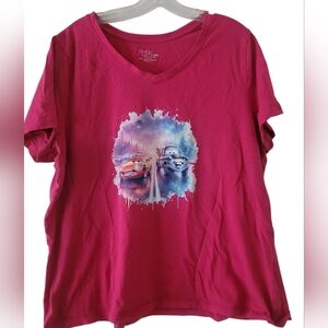 Disney Pixar Cars Shirt With Mater & Lightening McQueen Xxl